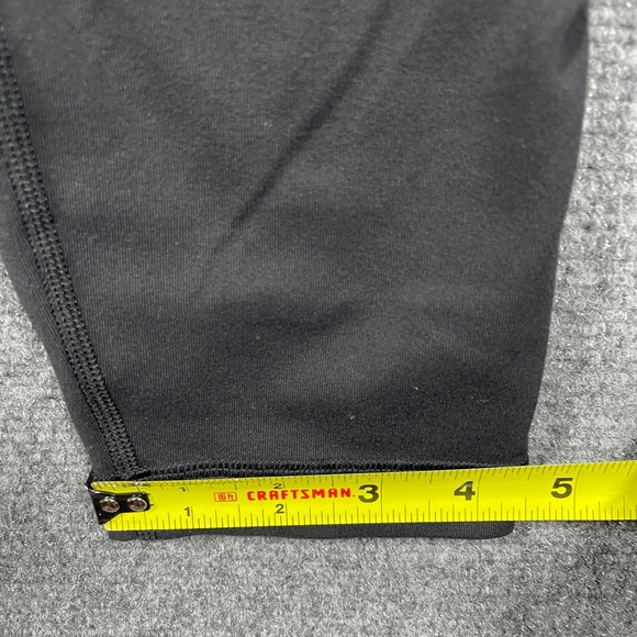Lululemon Mid Rise Black Leggings Womens Size 4 #1222 - Picture 7 of 8